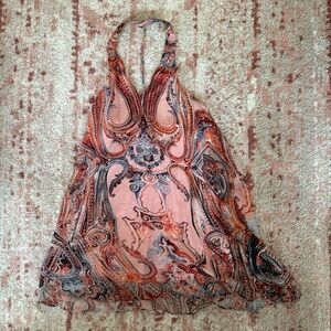 Altar’d State Pink Blush Halter Dress